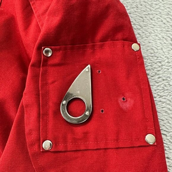 Moose knuckles Red Bomber Jacket Women’s Size L - Picture 9 of 16